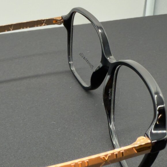 Tiffany & Co. Eyeglasses Frame Only TF 2211 8001 54-15-140 Black Gold - Picture 11 of 12